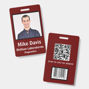 Custome Employee Photo ID Badge