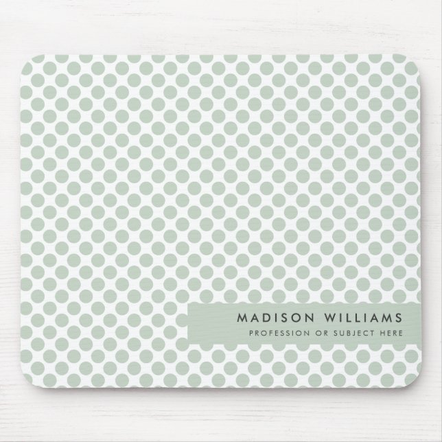 Custome Minimal Modern Dot  Mouse Pad (Front)