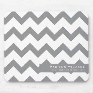 Custome Minimal Modern Zigzag Mouse Pad
