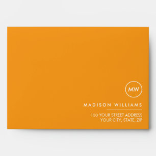 Custome Minimal Monogram Envelope