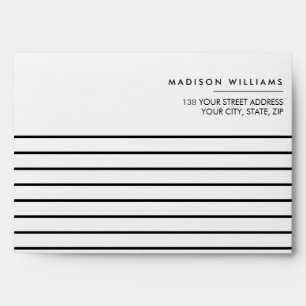 Custome Minimal Monogram Envelope