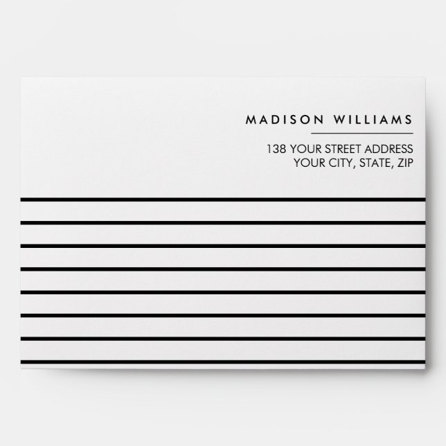 Custome Minimal Monogram Envelope (Front)