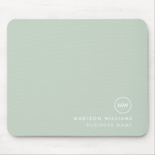 Custome Minimal Monogram Mouse Pad
