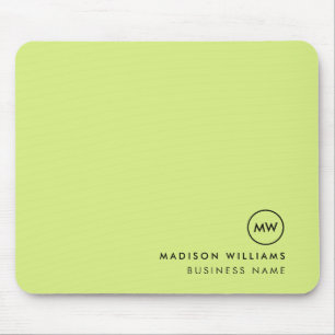 Custome Minimal Monogram Mouse Pad
