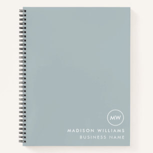 Custome Minimal Monogram Notebook