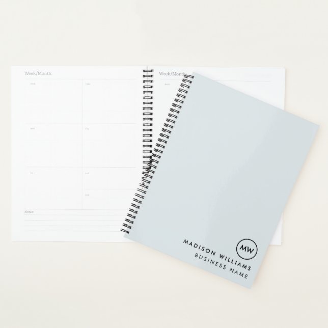 Custome Minimal Monogram Planner (Display)