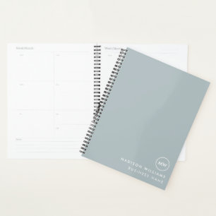 Custome Minimal Monogram Planner