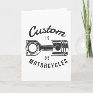 Custome Motorcycles Card