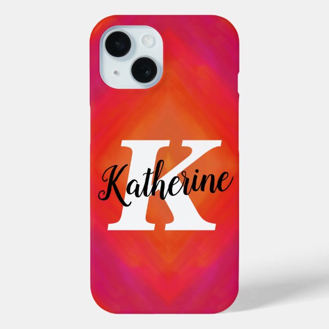 custome Name colourful Gradient Case-Mate iPhone Case (Back)