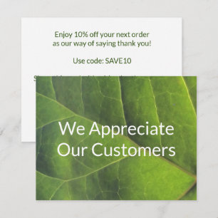 Customer Appreciation Discount and Referral Promo