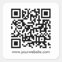 Customer Business QR Code Modern Simple Template