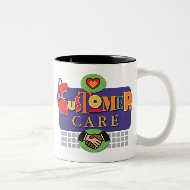 “Customer Care” Mug (Right)