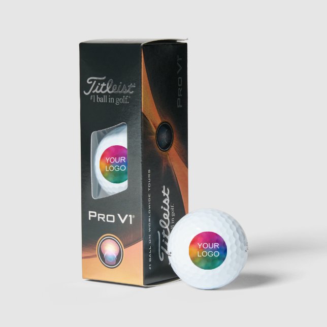 Customer Logo Professional Modern Titleist Pro V1 Golf Balls (Packaging)