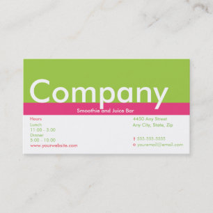 Customer loyalty business card