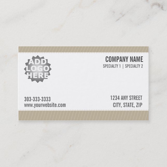Customer loyalty business card (Front)