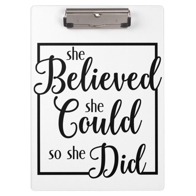 Customer Request Clipboard (Front)