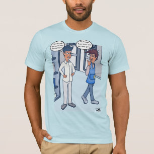 Customer Service Light Blue T-Shirt