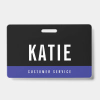 Customer Service Support Company ID Badge