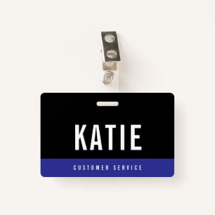 Customer Service Support Company ID Badge