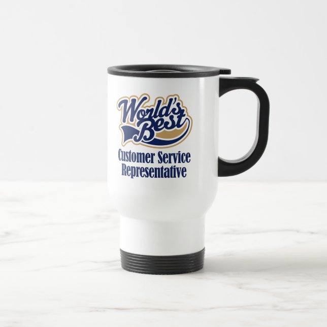 Customer Service Travel Mug (Right)