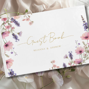 Customer specific Floral Wedding Guest Book