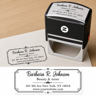 Customer specific, handwriting self-inking stamp