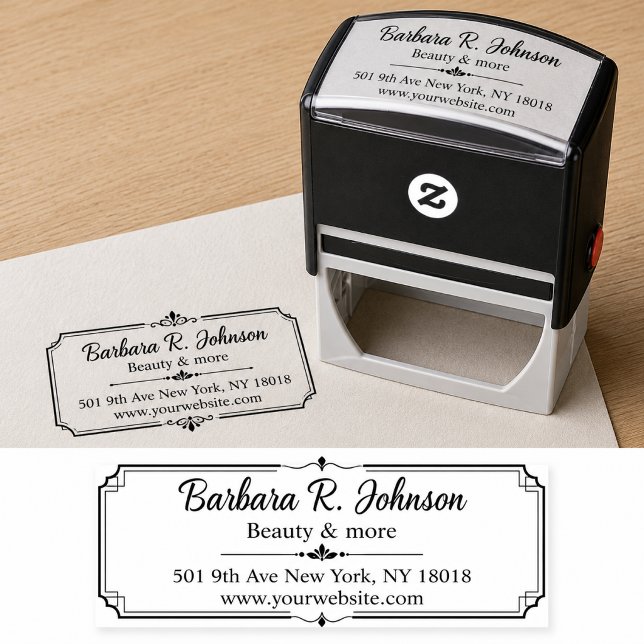 Customer specific, handwriting self-inking stamp (Creator Uploaded)