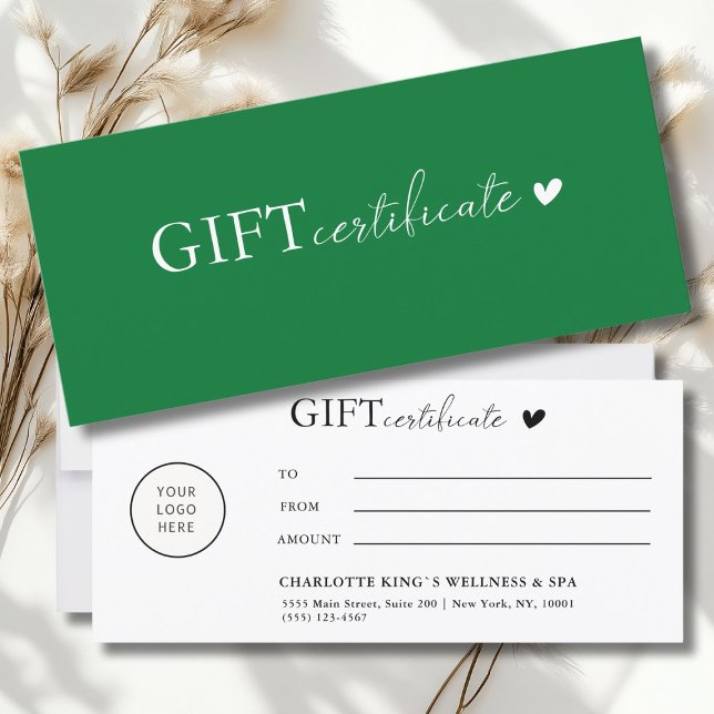 Customer specific, Logo Business Gift Certificate (Customer specific, Logo Business Gift Certificate)