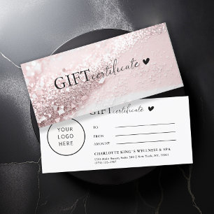 Customer specific, Logo, Glitter, Business