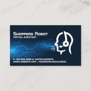 Customer Support Logo Call Centre Appointment Card