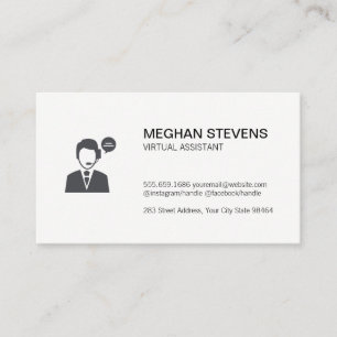 Customer Support Virtual Assistant Appointment Card