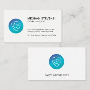 Customer Support Virtual Assistant   Phone Icon Appointment Card
