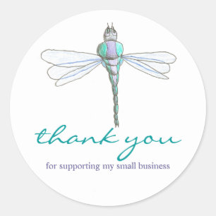 Customer Thank You for Supporting Small Business Classic Round Sticker