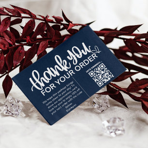 Customer Thank You Package Insert QR Code Coupon