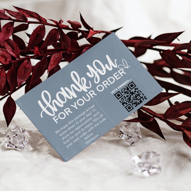 Customer Thank You Package Insert QR Code Coupon (Creator Uploaded)