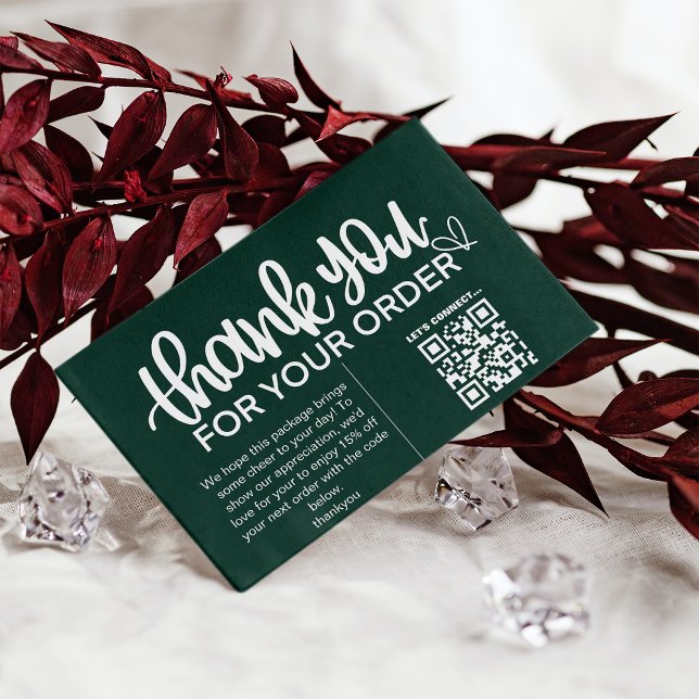 Customer Thank You Package Insert QR Code Coupon (Creator Uploaded)