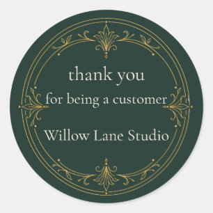 Customer Thank You Sticker