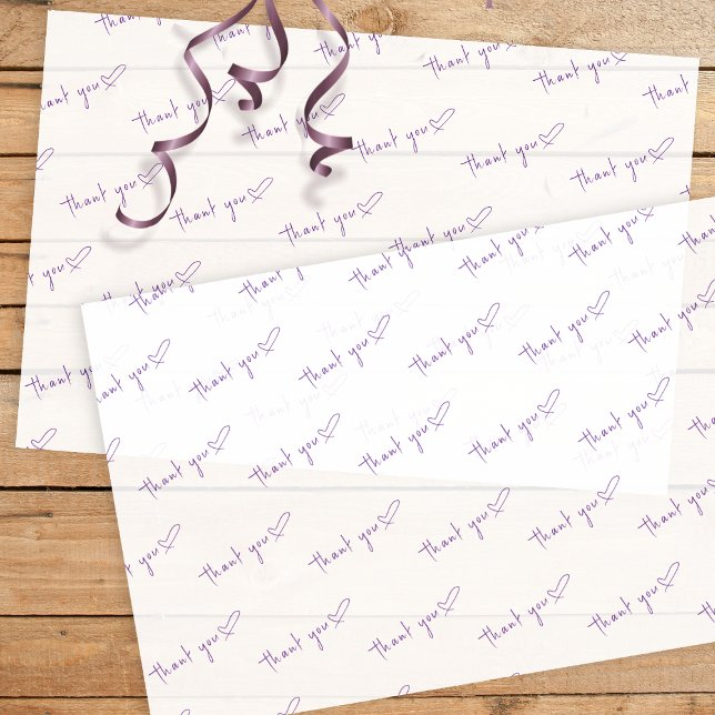 Customer Thank You With Heart Business Tissue Paper (Creator Uploaded)