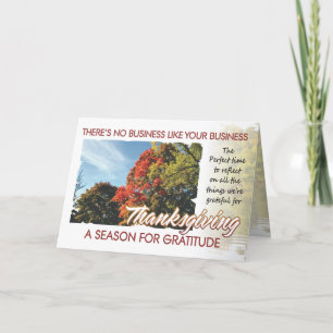 Customer Thanksgiving card 1