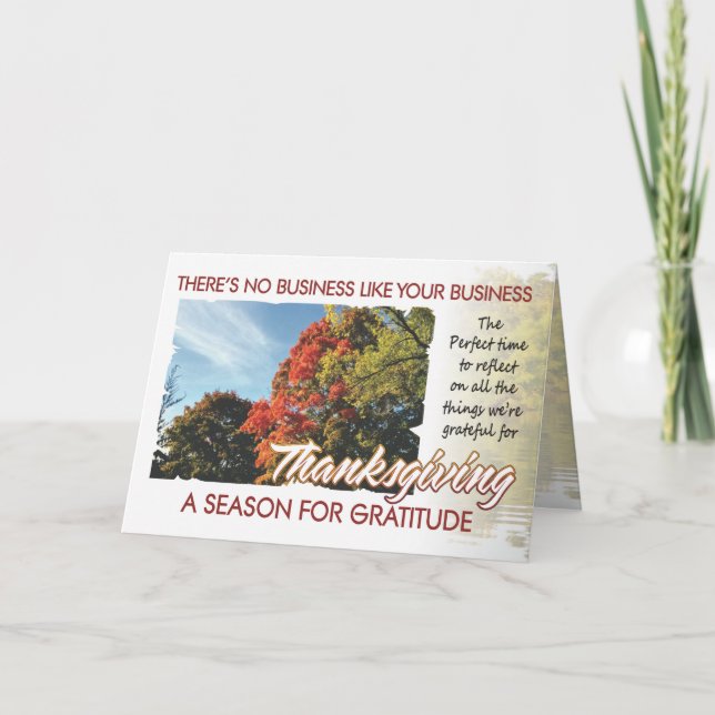 Customer Thanksgiving card 1 (Front)