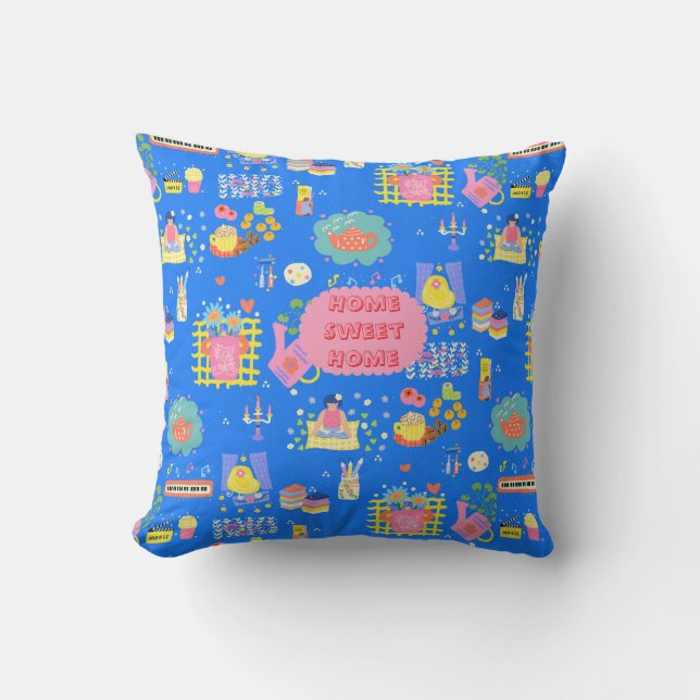 Customermized Home Sweet Home Cushion (Front)