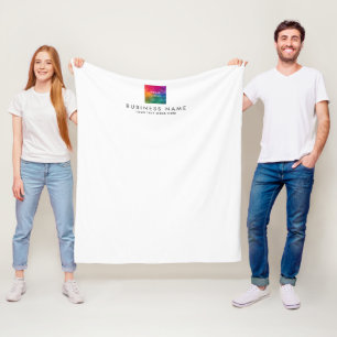 Customers Your Hotel Motel Hostel Logo Here Fleece Blanket