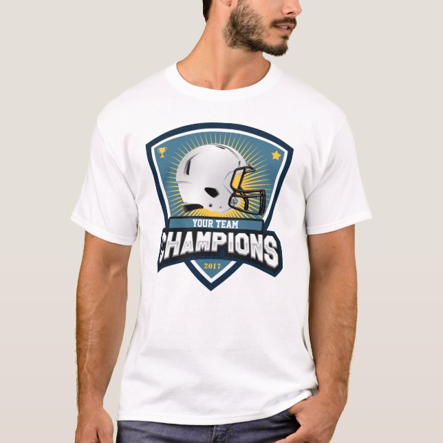 Customisable 2017 Fantasy Football Champions Shirt (Front)