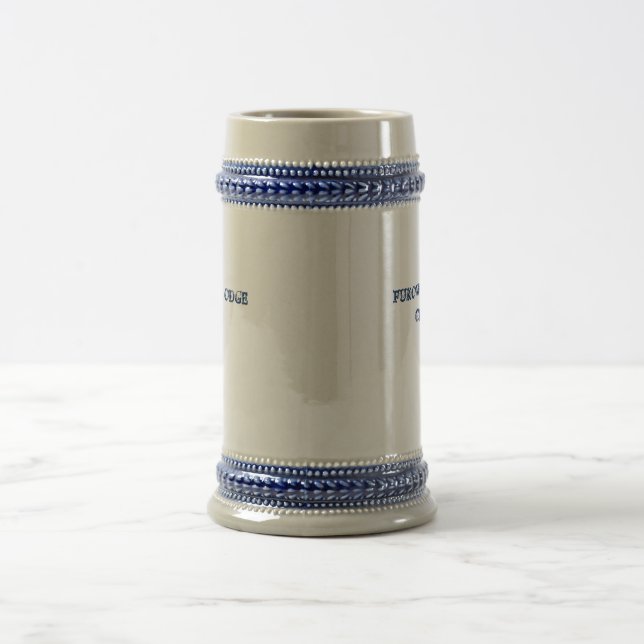 Customisable 22 oz. "LODGE" German Beer Stein (Center)