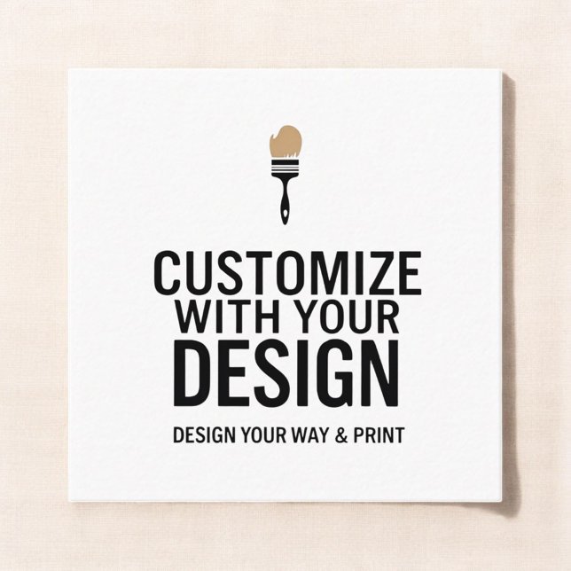 Customisable 2.5x2.5" Blank Company Small Square Business Card (Creator Uploaded)