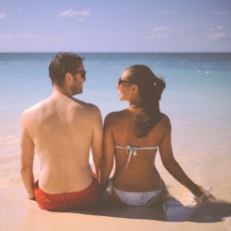 Customisable 2-sided Elegant Scrolls 2 Photo Ceramic Ornament