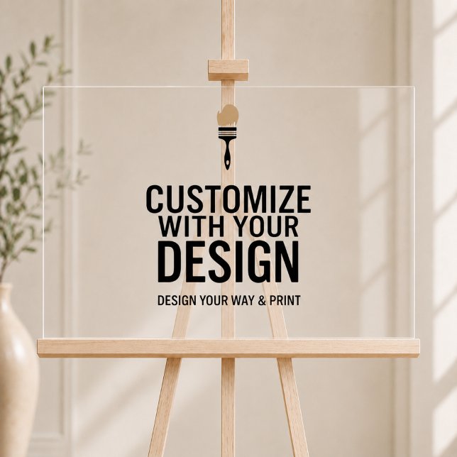 Customisable 36x24" Blank Event Acrylic Sign  (Creator Uploaded)
