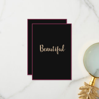 Customisable 3.5" x 5" Flat Valentines Day Card