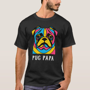 customisable 3 tone pug T-Shirt