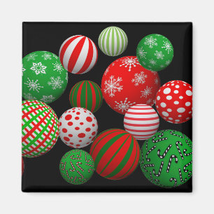 Customisable 3D Christmas Balls Magnet